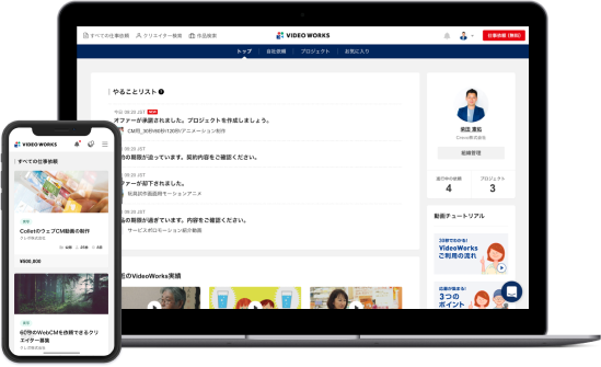 プロ動画クリエイター数 No.1